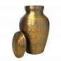 Embossed Heart Design Keepsake Urn, Mini Cremation Urns for Ashes
