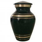 Elite Onyx Small Keepsake Brass Urn, Mini Cremation Urns for Ashes