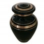 Elite Onyx Small Keepsake Brass Urn, Mini Cremation Urns for Ashes