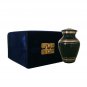 Elite Onyx Small Keepsake Brass Urn, Mini Cremation Urns for Ashes