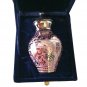 Engraved Pink Butterfly Small Urn, Mini Cremation Urns for Ashes