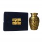 Gold Leaves Small Keepsake Urn, Mini Cremation Urns for Ashes