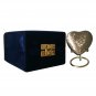 Elegance Platinum Heart Keepsake Urn with Stand