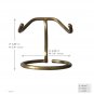 Elegance Platinum Heart Keepsake Urn with Stand