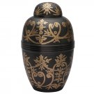 Windsor Black Large Adult Cremation Urn for Ashes, Human Funeral Urns USA