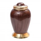 Mini Simplicity Bronze Cremation Keepsake Urn Ashes, Memorial Urns