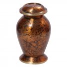 Plain Clay Brown Small Keepsake Urn for Ashes, Personalised Cremation Urns