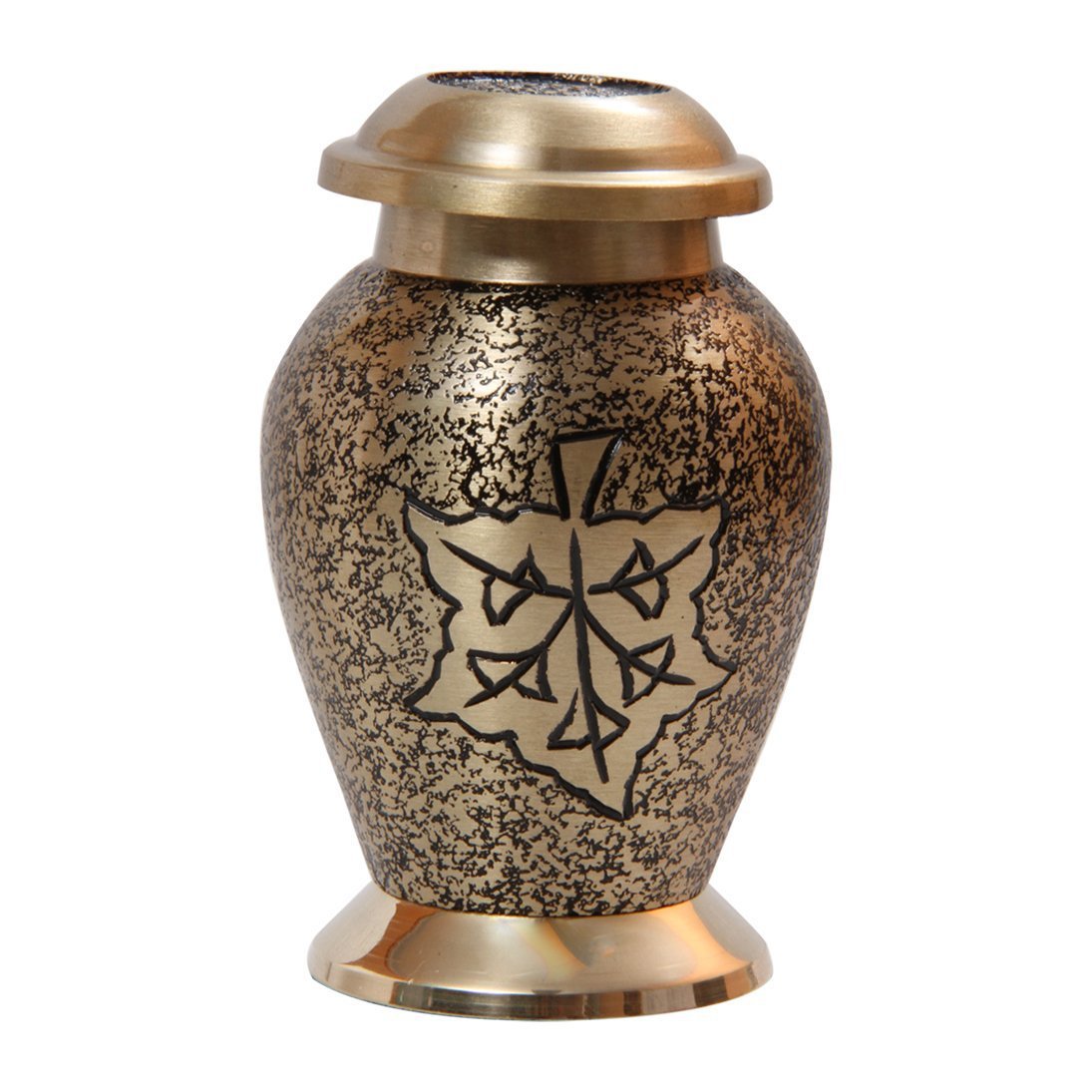 Falling Leaf Small Keepsake Container for Ashes, Leaf Cremation Urns