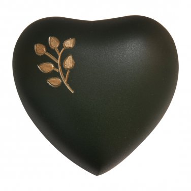 Aria Tree of Life Heart Keepsake Urn for Cremain Ashes, Cremation Heart Urns