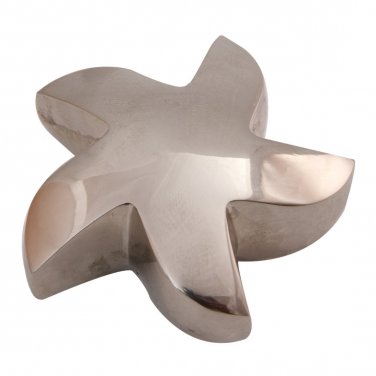 Bright Silver Star Keepsake Funeral Urn for Human Ashes, Unique Star Cremation Urn