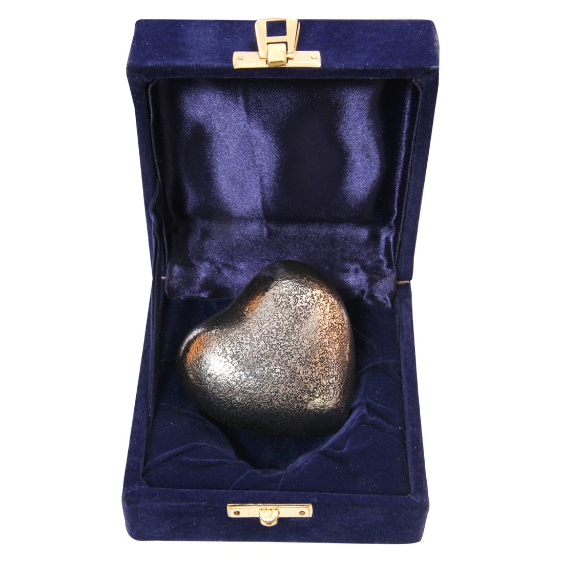 Glenwood Small Heart Keepsake Urn with Stand, Brass Funeral Urn Ashes