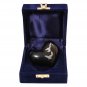 Flying Doves Mini Heart Keepsake Urn for Cremain Ashes, Dove Memorial Urns