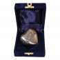 Autumn Leaves Heart Keepsake Urn for Human Ashes, Mini Cremation Urns