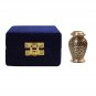 Falling Leaf Small Keepsake Container for Ashes, Leaf Cremation Urns