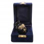 Custom Golden Cross Engraved Mini Keepsake Urn for Human Cremains, Human Cremation Urns