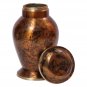 Plain Clay Brown Small Keepsake Urn for Ashes, Personalised Cremation Urns