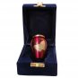Lovely Golden Soaring Butterfly Pink Keepsake Urn for Ashes, Memorial Brass Urns