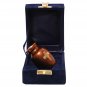 Perfect Golden Cross Engraved Brown Small Keepsake Urn Ashes, Funeral Brass Urns