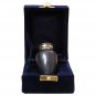 Blessing Black Mini Cremation Keepsake Urn Ashes, Quality Brass Urns