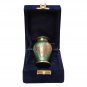 Lite Teal Butterfly Keepsake Urn Ashes, Cremation Memorial Urns