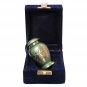 Lite Teal Butterfly Keepsake Urn Ashes, Cremation Memorial Urns