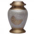 Small Neston Keepsake Brass Funeral Urn, Mini Cremation Urn for Ashes