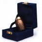 Mini Bronze Leaf Imprint Brass Funeral Keepsake Urn, Cremation Urn for Human Ashes