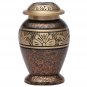 Copper Marble Small Keepsake Funeral Urn, Brass Cremation Urn for Ashes USA