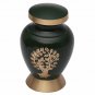 Aria Tree of Life Small Keepsake Urn for Human Ashes, Brass Memorial Urn USA