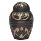 Windsor Black Small Keepsake Memorial Urn, Brass Cremation Urn for Ashes USA
