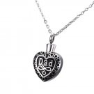 Dad in My Heart Jewelry Keepsake Cremation Memorial Urn Necklace Pendant