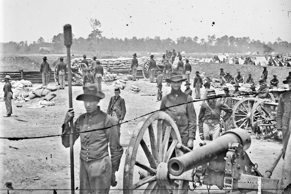 New 5x7 Civil War Photo: Pettit's Battery B, 1st New York Artillery at ...