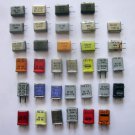 LOT OF 45 CRYSTAL QUARTZ for HAM RADIOS, CLOCKS - SERIES 35,36,38, 39 Mhz