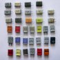 LOT OF 45 CRYSTAL QUARTZ for HAM RADIOS, CLOCKS - SERIES 35,36,38, 39 Mhz