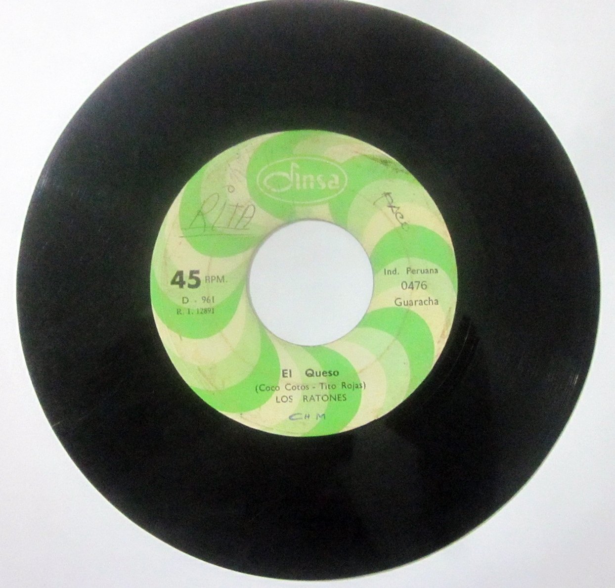 LOS RATONES - El queso/ Tom y Jerry - 7''  PSYCH GUARACHA PERU