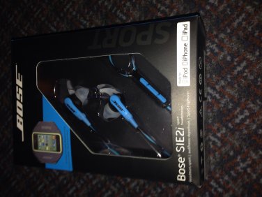 Brand New Bose SIE2i Sports Eaphones - (Blue)