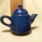 Country Kitchen Ceramic Kettle Stove Oven Oil Warmer Aromatherapy Blue Diffuser