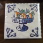 25 VTG WIDA * Fruit Bowl Tile Paper Napkins * Made in Switzerland SWISS NIP