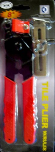 Grip Tight Tools  8" Tile Pliers With Ruler #T1503