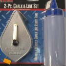 New MIT 100-Ft. 2 pc. Chalk Line Reel Plumb Bob Locking # 7003