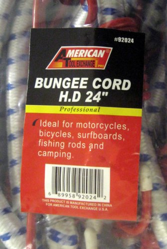 New American Tool Exchange12 Pc 24" Heavy Duty Bungee Cords # 92024