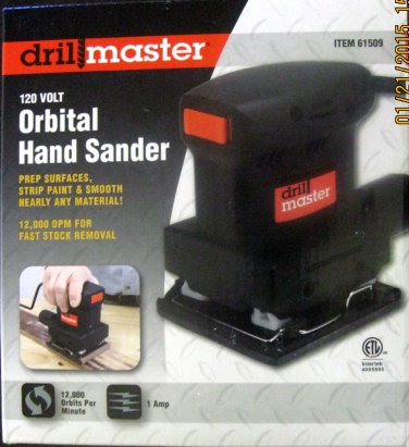 Drill master shop orbital hand sander