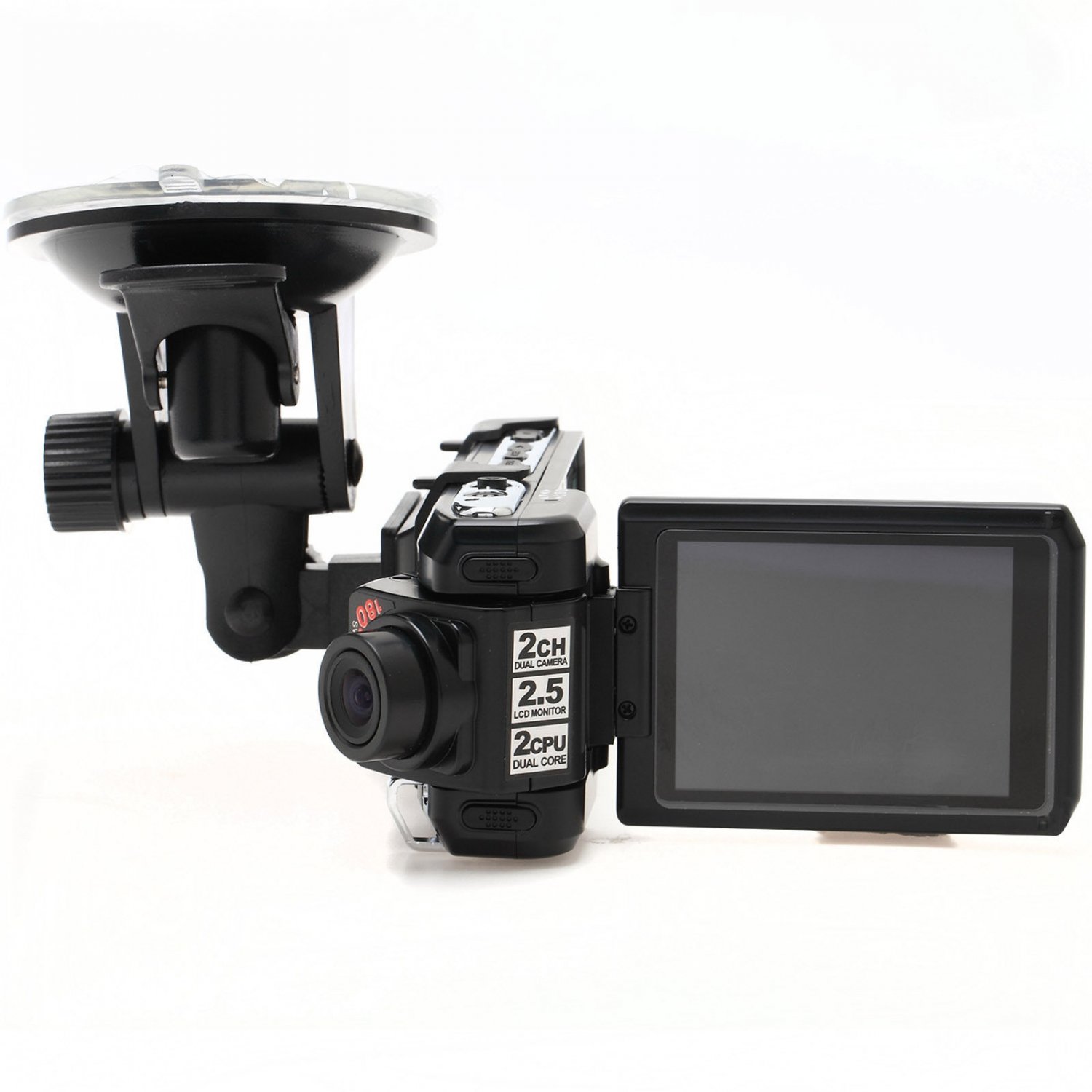 Full HD Car DVR Dash Camera Dual Camera GPS OV9712+MI1031 America-A5X 2.5" HDMI