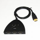 1.3 HDMI 3 Port 1080P Switch Switcher Selector Splitter Box for HDTV PS3 XBOX-360 3 Port