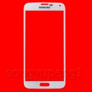 White Front Glass Screen Lens Replacement + Adhesive for Samsung Galaxy S5 - White G900 i9600
