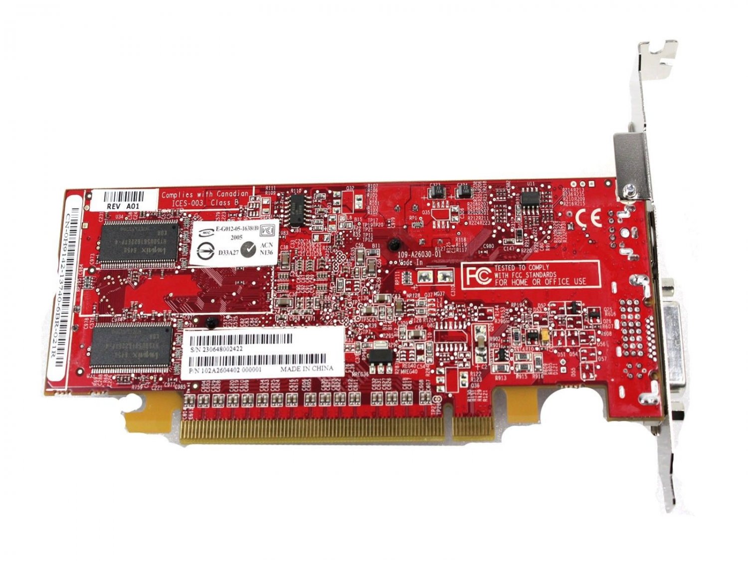 OEM NEW ATI Radeon X600 SE 128 MB PCIExpress DVI SVideo Display Card
