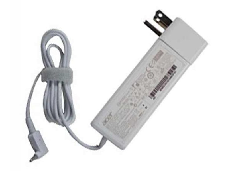 New Acer Aspire S7 S7-392 White Ac Power Adapter Charger w/ Plug 45W