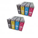 Reman Inkjet Cartridge Set 8-PK Replaces Epson 676 XL Black Cyan Magenta Yellow