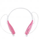 Pink HV-800 Wireless Bluetooth Universal Stereo Music Headset