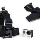 360 Rotating Adjustable Double Head Strap Belt Mount For GoPro HD Hero 4 3+ 3 2